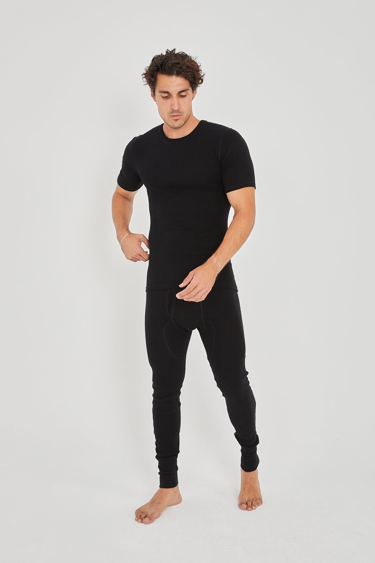 Men's Cotton Longjhons Pajamas