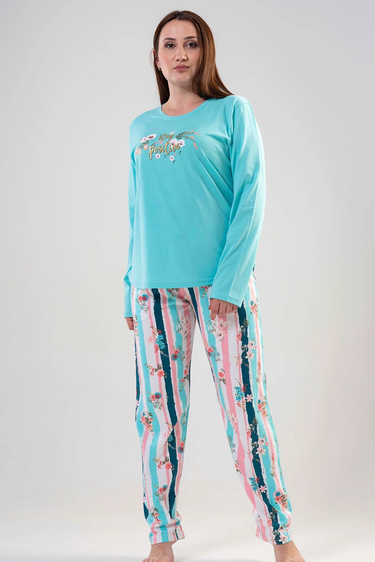 Cotton Pajamas Set Plus Size