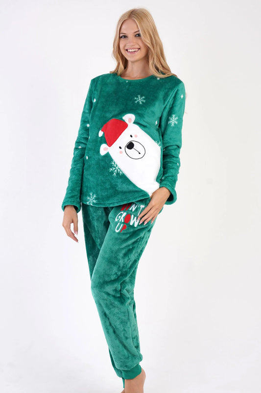 Polar Bear Pajama Set for Women